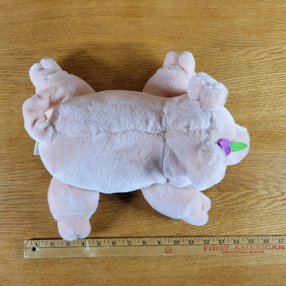 Westcliff Collection Plush Pig Purple Flower 12